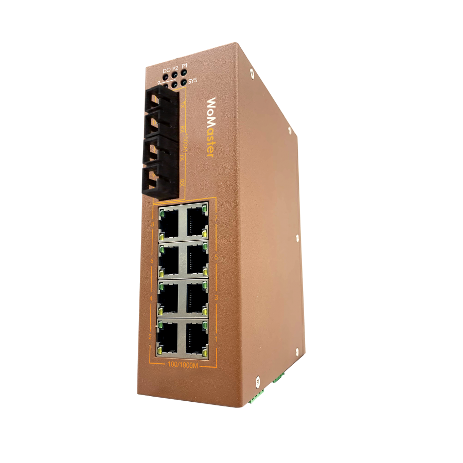 10-Port Full Giga Rugged Managed Switch