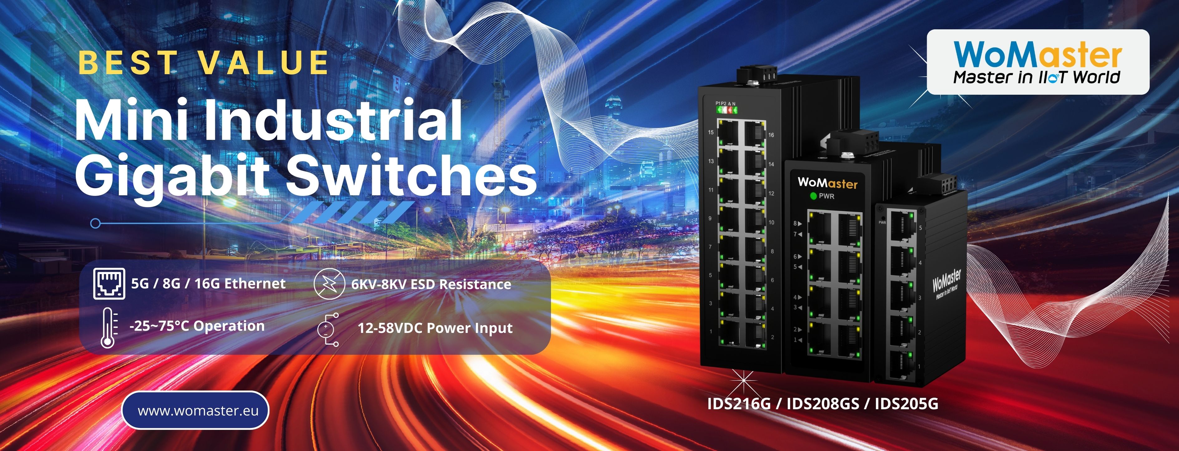 From Factory Automation to Smart Cities, Delivering Flexible, Reliable, and Cost-Efficient Networking