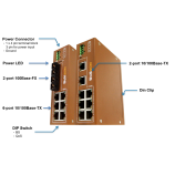 DS108_industrial unmanaged Ethernet switch interface