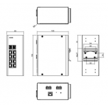 Industrial Secure and Redundant 10 Port Giga Fiber Switch