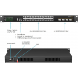 24 Ports Giga PoE and 4X10G SFP+ Rackmount  Switch-IRP628XG24GP4XGF