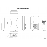 Waterproof WiFi 6 11ax 3000M Wireless AP with built-in Omni-/Directional Sector 