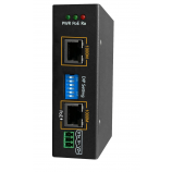 DP101 - mini-size industrial fiber converter with PoE WoMaster