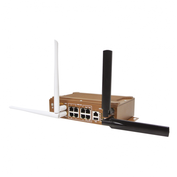 WR329P-WLAN-LTE Industrial 8+1G port Cellular PoE Routing Switch｜WoMaster