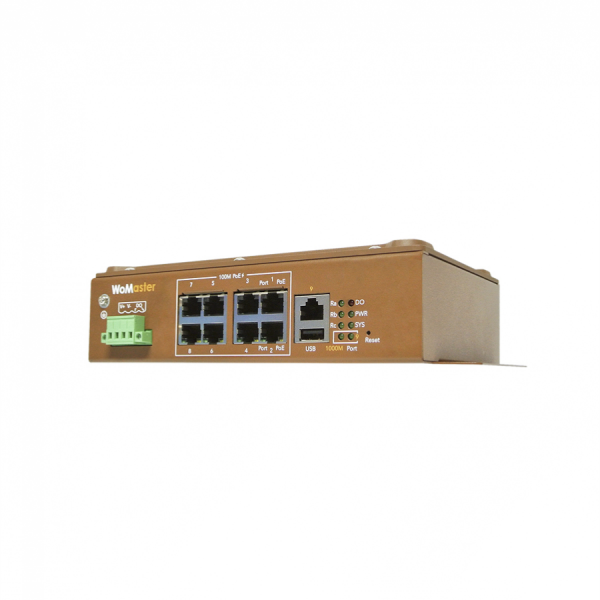 WR309P Industrial 8+1G port PoE Routing Switch | WoMaster