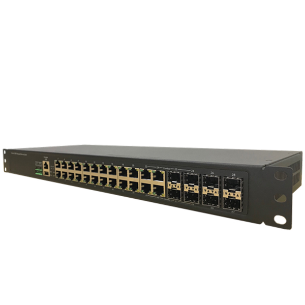 Industrial 28G L2+ Rackmount Managed Ethernet Switch ｜WoMaster