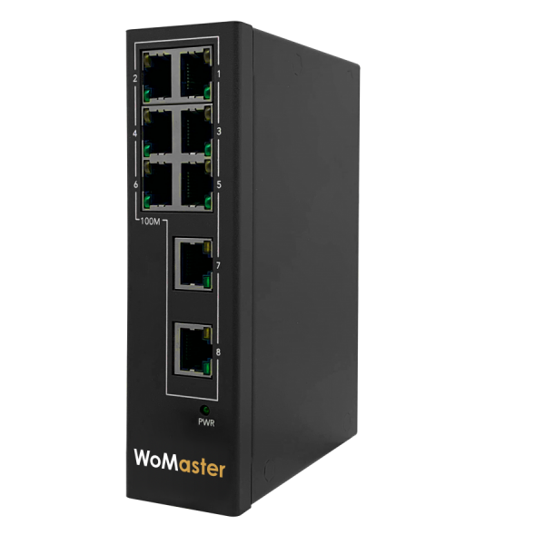 DS108A Industrial 8-port Unmanaged Ethernet Switch｜WoMaster