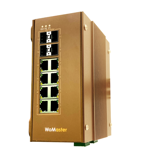 DS612 Industrial 12G L3 Managed Switch｜WoMaster