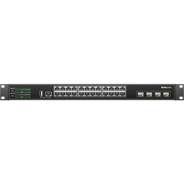 24 Ports Giga  and 4x10G SFP Rackmount Layer 2+ Switch IRS628XG-4XGF