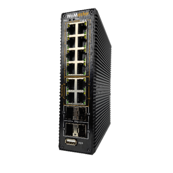 IDP616XG-8GP4XGF - 16-port L2+ Managed PoE Switch