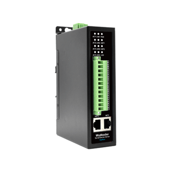 NPS5431S - 4-Port Din-Rail RS485 Isolated Serial Device Server
