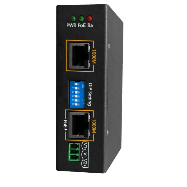 DP101 - mini-size industrial fiber converter with PoE WoMaster